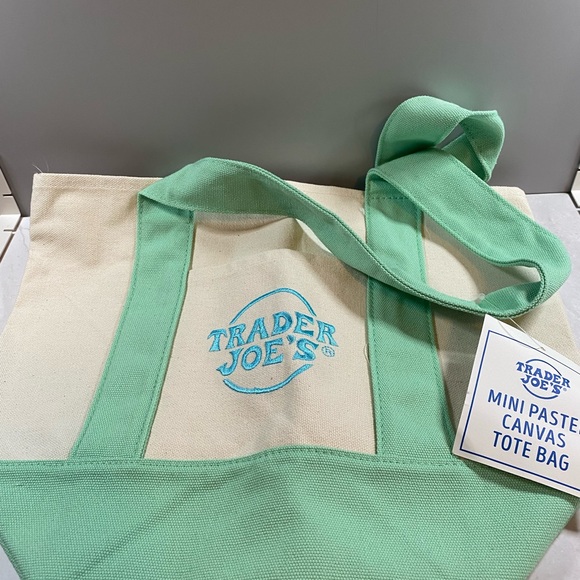 Trader Joe’s Mini Canvas Tote Bag - Picture 1 of 1